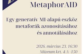 Március 23-án hivatalosan is bemutatásra kerül a MetaphorAID